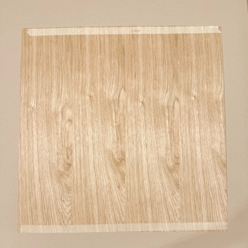 Furnierdeck gelegt